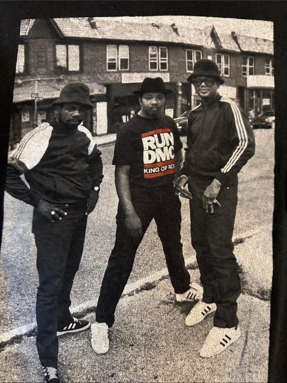 RUN DMC 2010- Large PRINT - Classic Logo Photo Print XL SHIRT